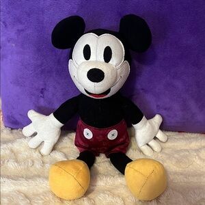 Vintage Inspired Mickey Mouse Plush Toy 12 inches